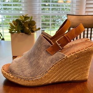 Toma Chambray Monica Wedge Heel